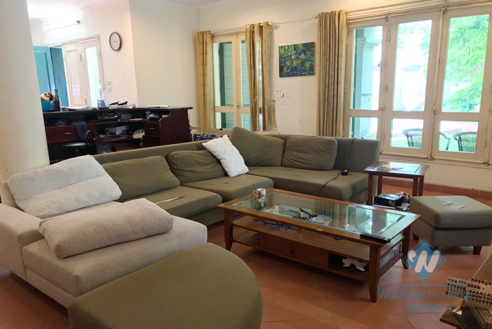 8 bedrooms house for rent in Ba Dinh district, Hanoi.